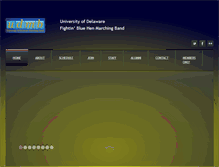 Tablet Screenshot of bluehenband.net